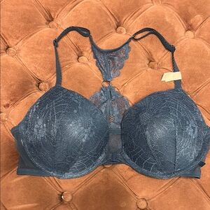 Victoria’s Secret Elegant Lace Blue Push Up Bra